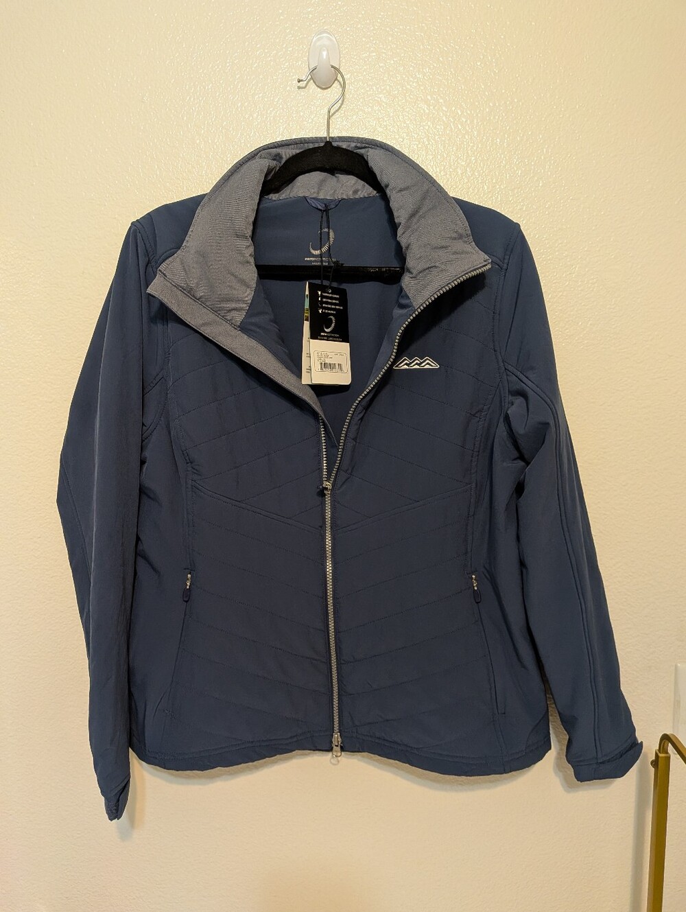 Zero Restriction Blue Golf Jacket nwt